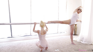 Tiny Ballerinas Threesome Sex Video