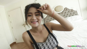 Adorable Thai amateur porn has her tight twat stuffed