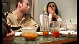 Fuck in the kitchen.