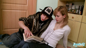 Shy 18-Years-Old Fucks With Her Crazy Boyfriend