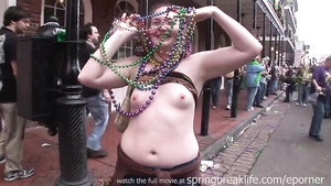Bourbon Street Party - Public Nudity