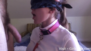 teen spoiled schoogirl likes to obey submit and get used