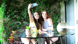 Big-Titted Horny MILFs Threesome Sex