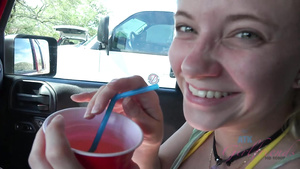 Holidays With Arousing Teen Girl