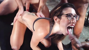 davas kinky gangbang in gym