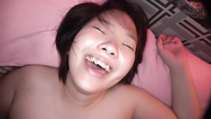 Asian chubby teen POV sex video
