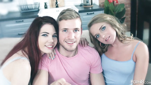 Lovenia & Sofi in Anal Threesome