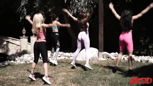 Lesbian Gym Teachers Workout - Aaliyah love