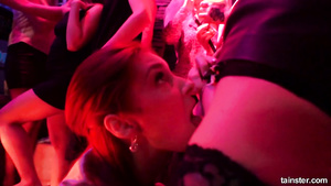 Hot drunk sluts go wild in the night czech club