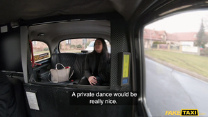 Cocky taxi driver fucks passionate GO GO dancer in his car