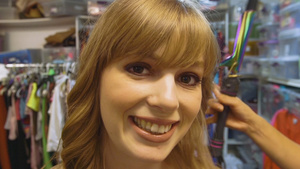 Pale Big-Eyed Rosebud At The First Time Auditions "Hello Dolly"