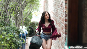 Big chopper gardener have sex Latina housewife