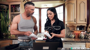 Gardener butt fuck fucks Latina maid