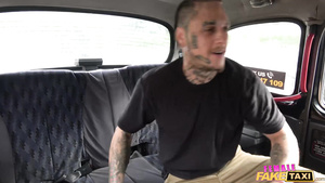 A young female taxi driver gets fucked hard by some bad boy.