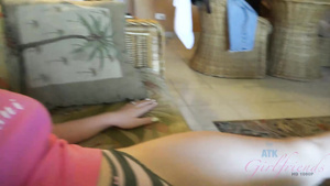 GF With Luscious Feet Gets Filled With Cum - Melody Marks