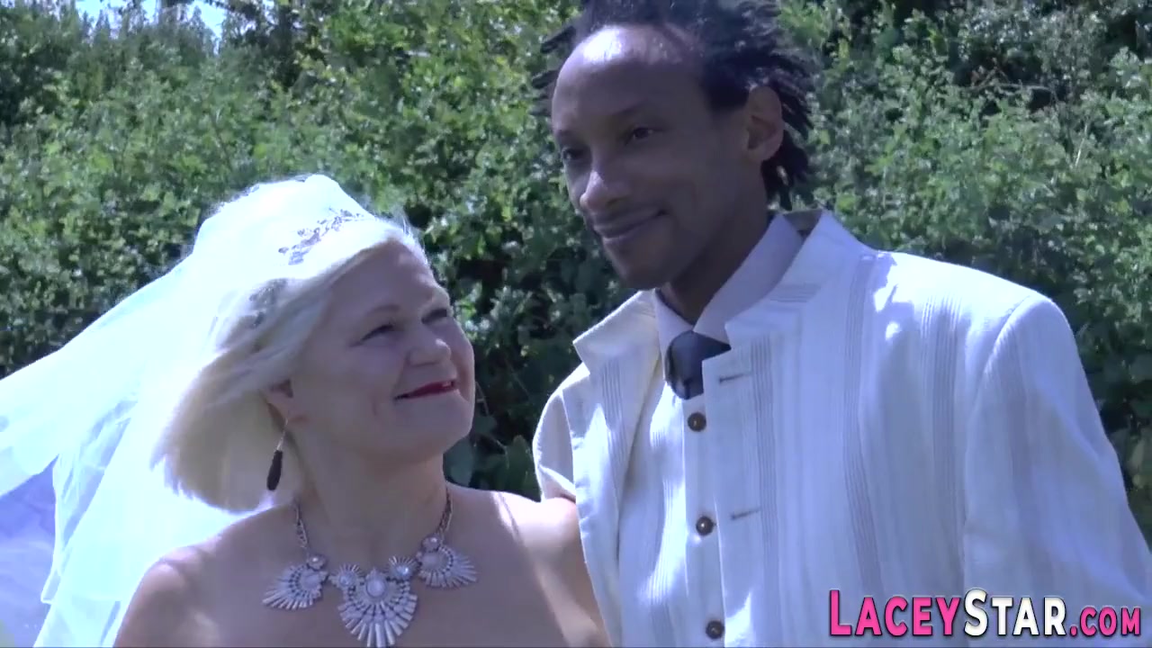 Granny Takes Black Male Stick - Old Bride Interracial Sex / Embed Player