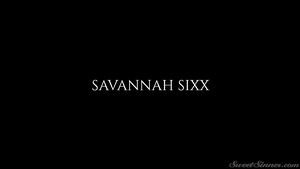 Crazy Love Making With Sensual Darkhaired Babe - Savannah Sixx