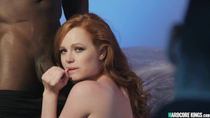 Mommy pounding big black dick in front of husband