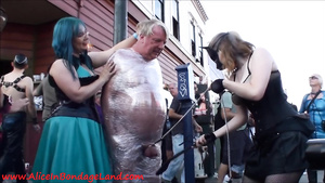 Insane femdom porn video with miserable slaves