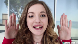 On audition bitch pounded by big male pole