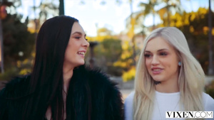 YOUNG SLUT BFFs Alex Grey And Marley Brinx Share Friends Chopper