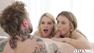 HELLCAT Kenna James Gets Dominated By Natalia Starr and Her Boyfriend