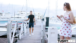 TUSHY Beautiful DJ Fan Meets And Gets Gaped By Her Obsession