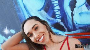 Perverted Briana Banderas breathtaking POV movie