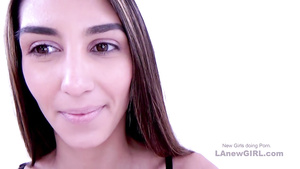 Super horny model gives saucy blowjobs at audition