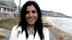 Latina naughty Agatha first POV sex clip