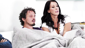 Fucks Stepmom On Family Movie Night Next To Dad