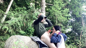 PornReal Nerdy Girl Forest Amateur Porn Lovemaking Big Male Stick Part1