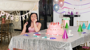 Whitney Wright gets a strap-on pounding for her birthday