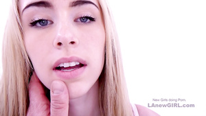 Super raunchy blond hair babe gets tight butt banged at audition