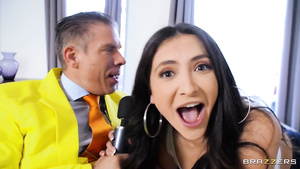 Jane Wilde wins jackpot and massive hard dick!