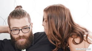 Sex starved MILF Alexis Fawx wanna fuck bearded hipster