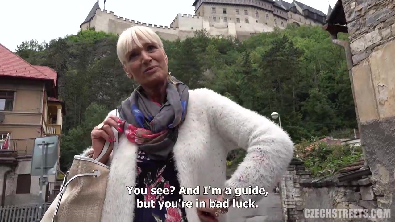 Czech street granny