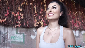 Gorgeous indian cougar Marina Maya takes my money for sex