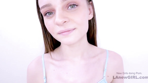 Super 19 Cutie gets little twat fornicateed in studio