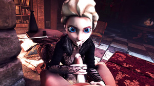 Cartoon Elsa Frozen 3d porn fantasy