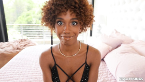 Good-looking black leggy slut horny adult clip