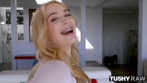 TUSHYRAW Petite Blond wants Ass Sex NOW - Anastasia knight