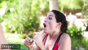 Deeper. Kissa Sins Gets more than a Workout - Kissa sins