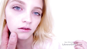 Thin Young Babe Cutie gets tight slit copulated in studio