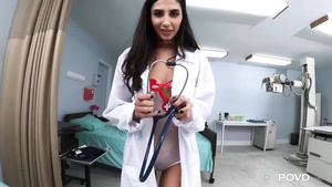 Lewd nurse Gianna Dior POV heart-stopping porn movie