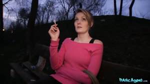 Public Agent - With No Money To Pay A Fake Fine, Cutie Gets A Male Pole In The Mouth 1