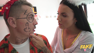 Amoral young sluts 3some heart-stopping porn video