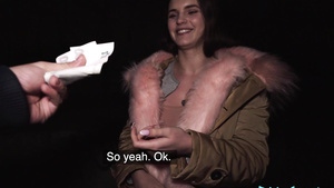 Student With Big Natural Tits  Fucks For Money