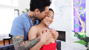 Exciting asian nymph heart-stopping adult clip