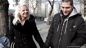 Horny granny gets pounded by hung youngster